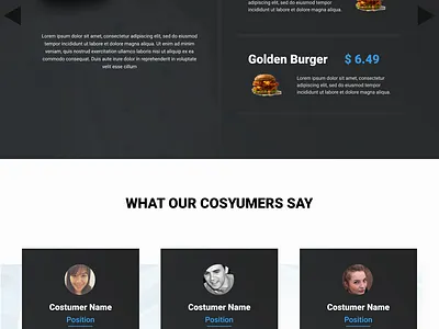 food house 2020 css 3 fast food figma design food html5 javascript landing page linear menu modern responsive restaurant template website