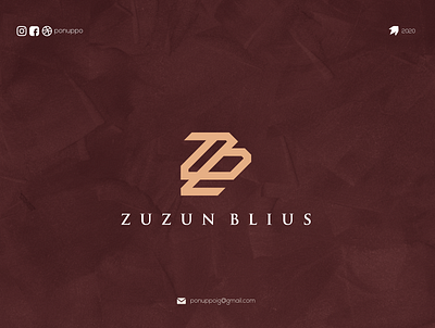 ZB LOGO awesome logo brand design branding design letter logo logodesign logomaker logos logotype logotypes modern logo ponuppo