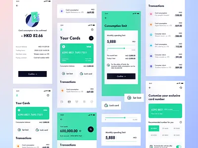 ZA Bank - Virtual bank - Debit card account app balance bank card debit card finance fintech graphic mobile money pay payment product productdesign technology transaction uiux virtual bank wallet