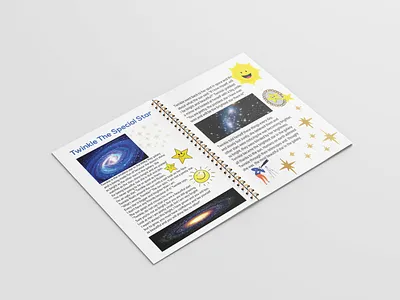 Children's story book agency logo branding design emblem logo creative round icon illustrator logo minimal typography vector