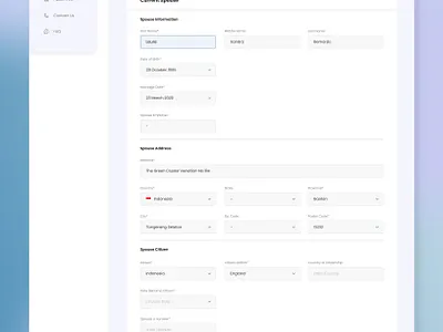 Civil Registry Web - Ministry of Home Affairs - Government app daily ui design mobile mobile app mobile app design mobile ui sketch ui ux