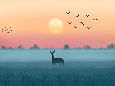 Savanna color colorful digital art digital illustration digital painting illustration procreate procreate art