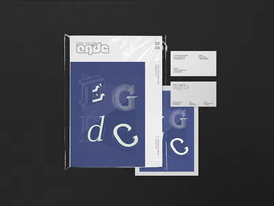 EGDC 2015 Annual Book branding typography