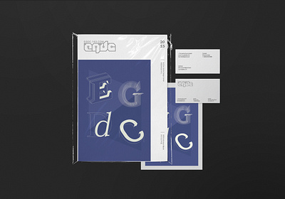 EGDC 2015 Annual Book branding typography