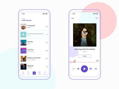 Music Player || DailyUI 9 daily 100 challenge mobile ui music player ui design