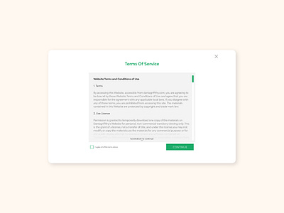 Daily post 89 terms of service ui uidaily uidailychallenge uidesign uidesigner uiinspiration