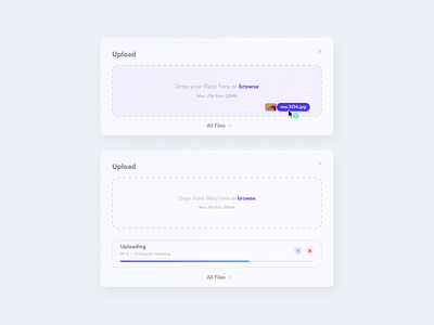 Upload UI app error mobile process success ui uidesign uiux upload upload ui uploading web app