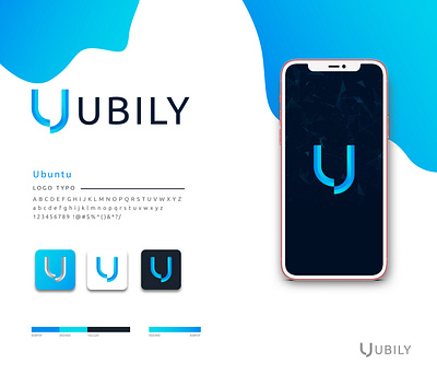 ubily branding design line art logo logodesign logoinspiration logoinspirations logos symbol logo ui ux