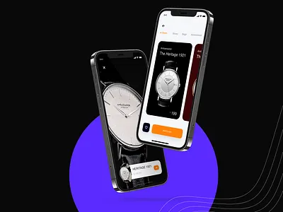 The Ambassador Watch Store app store branding delhi ecommerce app illustration india iphone 12 iphone mockup rahul kumar store store app uidesign ux design watch watches website