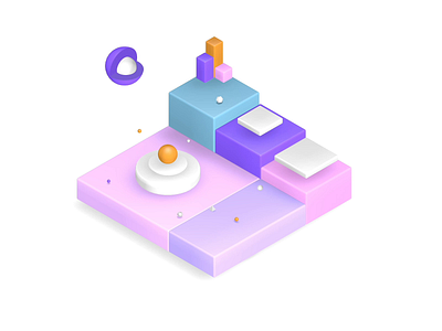 Isometric 3D animation 3d art animation c4d chart isometric