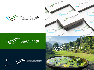 Bawah Langit Coffee Eatery logo brand design brand identity branding logo logo design logodesign logos visual identity