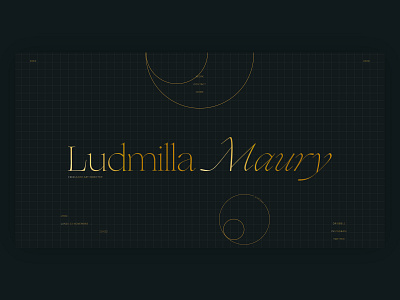 Portfolio - Ludmilla Maury animation art direction branding design grid layout ui web webdesign website