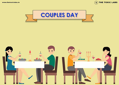 Couples Day design graphicdesign illustration photoshop poster design socialmedia ui ux vector