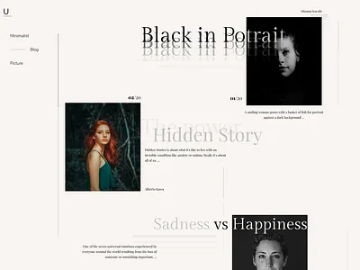 Blog Post blog design blog post branding clean color dailyui design dribbble illustration ui vector web