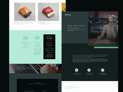 Publishing Firm Website desiginspiration homepage landing page minimal publication publishing ui uiux design ux web webdesign