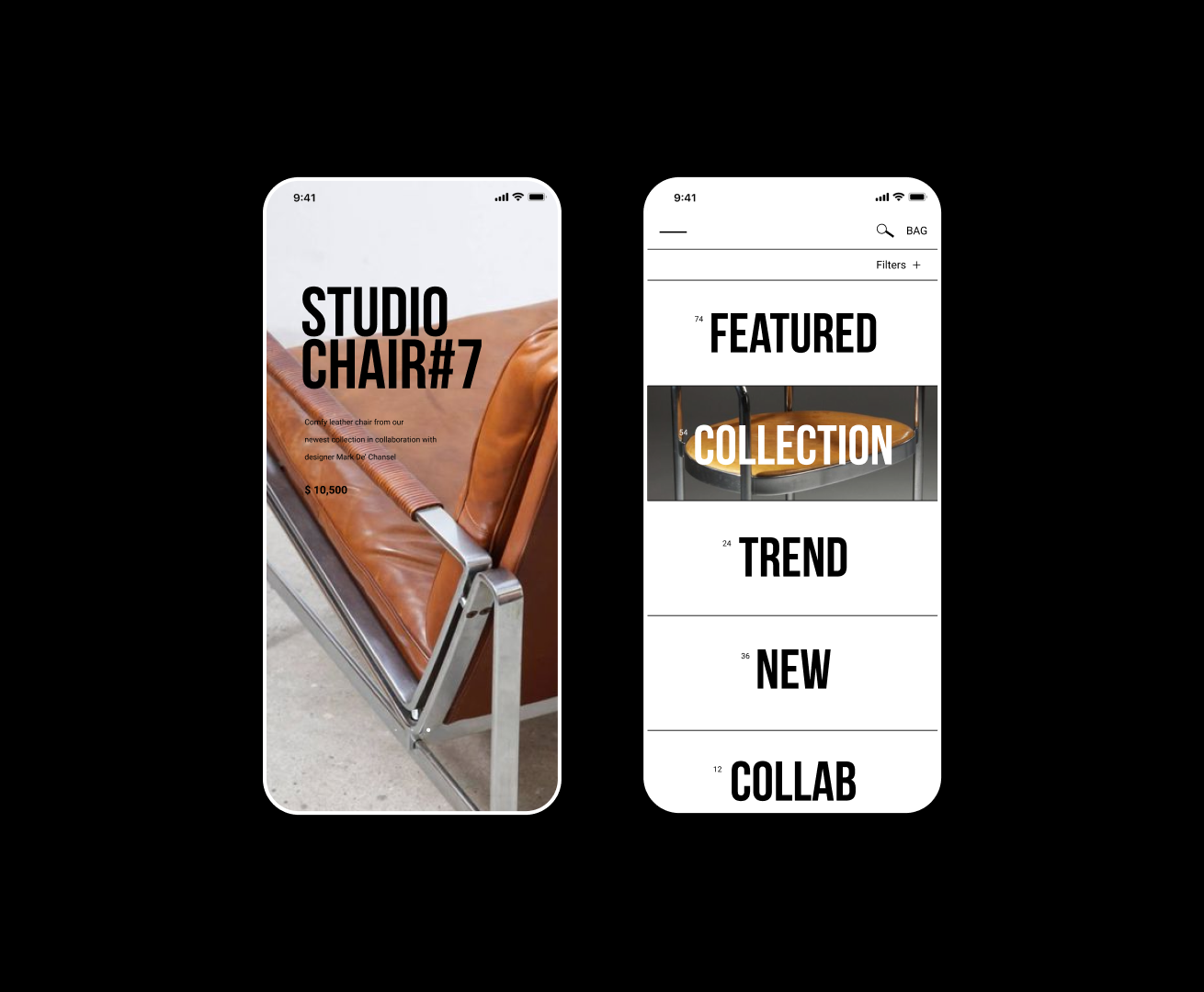 Mobile version of a website app design figma sketch typography ui ux web website