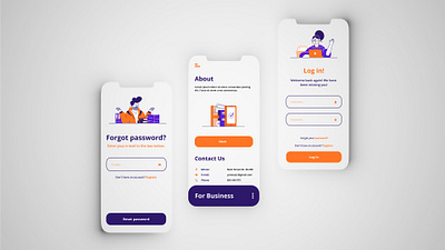 Simple-UI #1 app concept design illustration minimal mobile ui