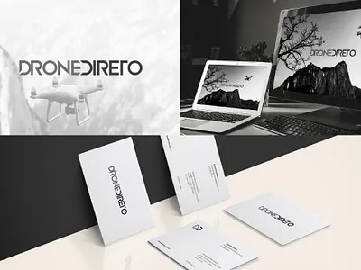 Drone Direto | Visual Brand branding clean design drone drone logo logo minimal visual brand visual identity