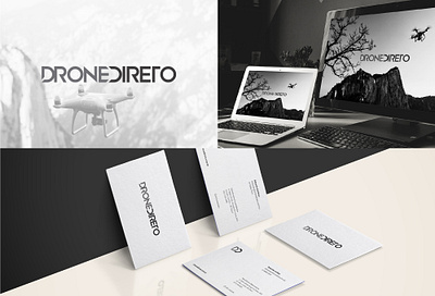 Drone Direto | Visual Brand branding clean design drone drone logo logo minimal visual brand visual identity