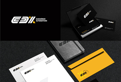 CDX Acessórios Automotivos | Visual Identity automotive logo black brand design brand identity branding design logo minimal racer visual identity