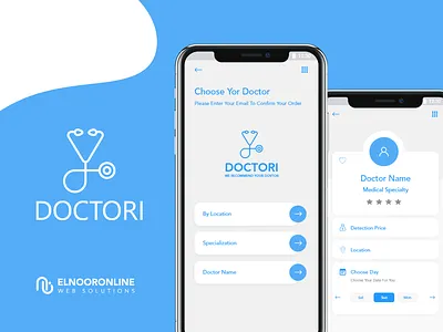 Doctori App app branding design flat graphic design icon ui ux web website