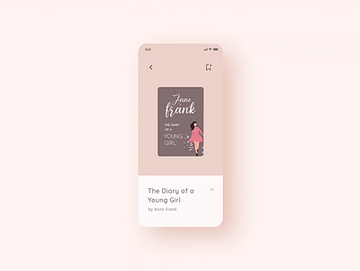 3D Ebook Flip Animation in Adobe XD adobexd animation createwithadobexd design microinteraction minimal rosegold uidesign