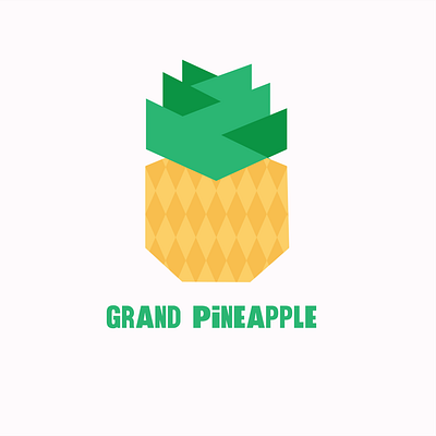 pineapple art design flat graphic design graphicdesign illustration illustrator logo minimal negativespace pineapple pineapples vector