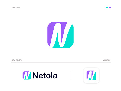 Netola N letter logo design app appicon brandmark construction corporate e commerce gradient logo logo logo design logodesigner logos minimal minimalist modern modernlogo n n letter n letter logo technology