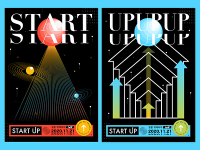 Start Up post poster design