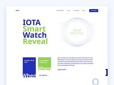 IOTA app branding clean design illustration minimal minimalistic typography web website