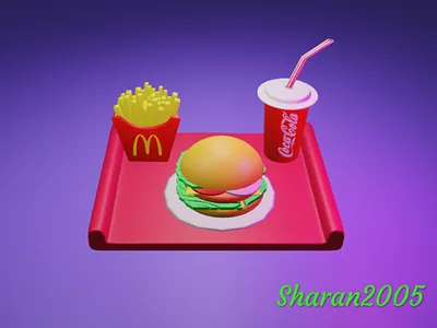 McDonald's Foods 🍔🍟🍷