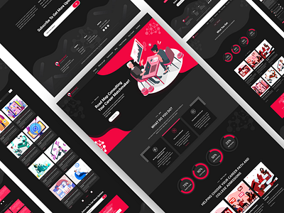 Consulting Agency Landing Page agency agency landing page agency website consultation ui ux ui design