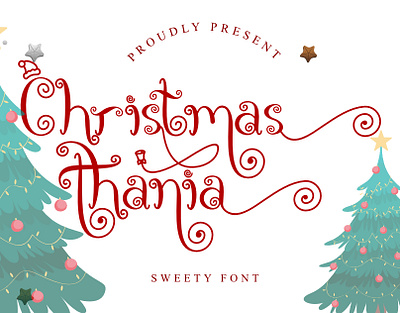 Christmas Thania art design font fontandroid fontdesign fonts fontstyle fonty graphicdesign handlettering handwritten lettering popularfont trendingfont type typedesign typeface typography typographydesign weddingfont