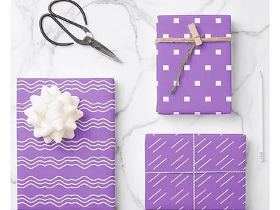 Wrapping Paper christmas gift box gifts presents pretty wrapping paper zazzle