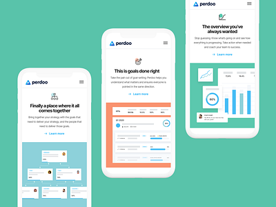 Perdoo — Mobile agency app brand clean clean ui design interaction mobile perdoo together typography ui ui style uiux ux
