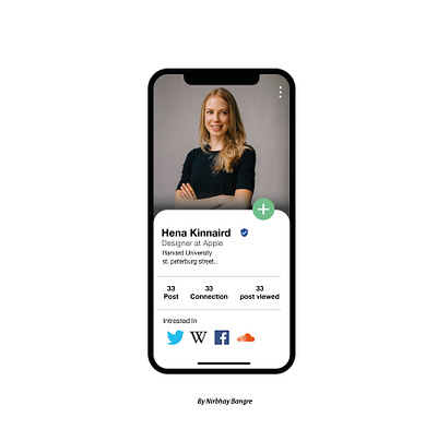 User Profile design | DailyUI 6