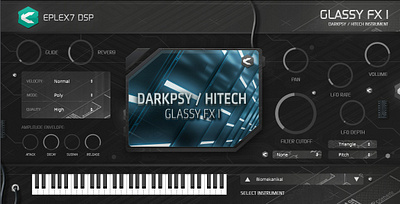 Eplex7 Glassy hitech darkpsy psycore FX 1 instrument plugin darkpsy dj fx sounds hitech instrument music music software producer psytrance sounds soundscapes