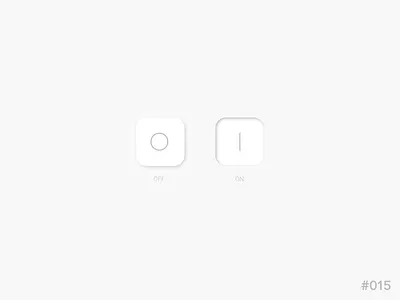 DailyUI #015 - On/Off Switch app art design flat graphic design icon illustration minimal ui ux