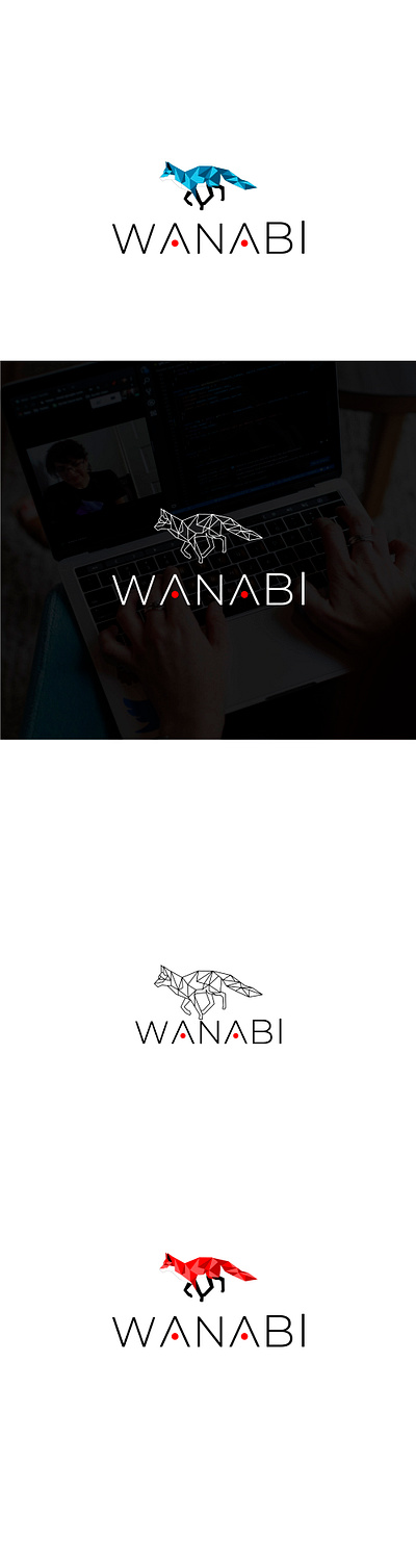 wanabi fox animation art branding design graphic design icon illustration illustrator logo vector
