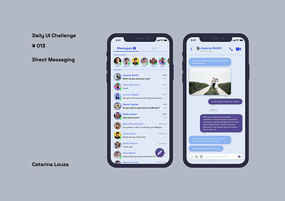 Daily UI Challenge #013 app dailyui dailyui 013 dailyuichallenge messaging ui