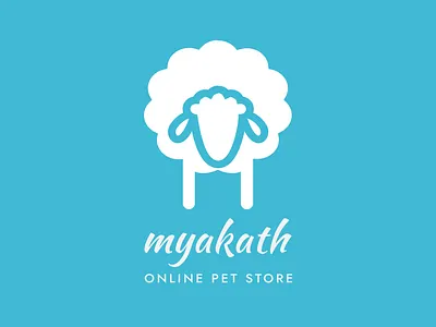 Myakath Logo branding design flat icon illustration logo material design minimal vector web