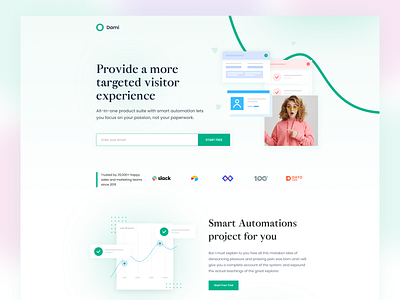 SaaS Landing 2020 adobexd clean ui creative figma landing page saas saas landing page saas website ui ux