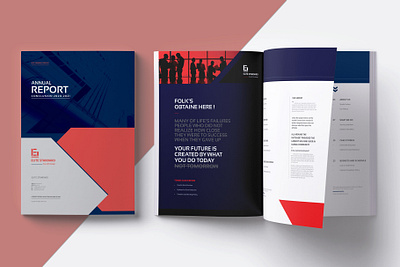 Annual Report Brochure annual report annual report brochure bifold brochure booklet brand branding brochure business corporate indesign