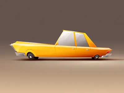 Cartoon Car 2d animation car cartoon character classic design flat graphic illustration motion old