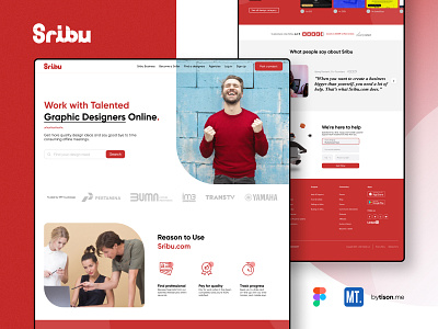 Landing Page - Sribu agency design dribbble first freelancer indonesia landing landing page landing page design landingpage sribu ui ui design ux ux design web web design website website design