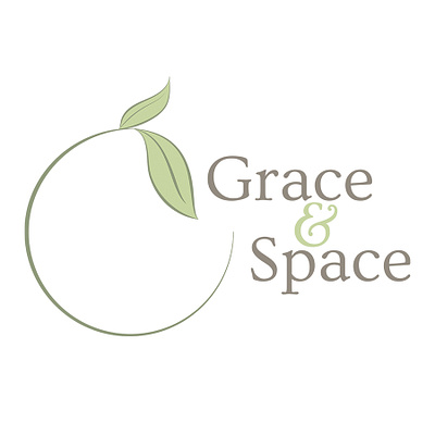 Grace & Space logo adobe illustrator botanical feminine floral illustration logo nature vector