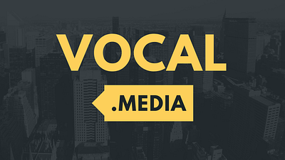 Vocal.media Review (Article Blog Banner) canva canva template design digital publishing media medium medium article platform design review vocal