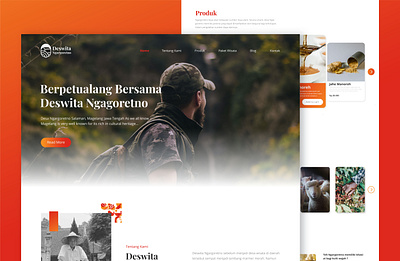 Deswita Ngargoretno - Travel Landing Page branding business design internet logo minimal ui ux web website