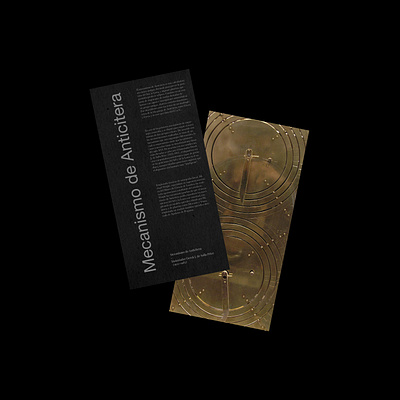 Mecanismo Anticitera. design designer editorial design editorial layout editorial print editorial type graphicdesign postcard design postcard project typography typography design