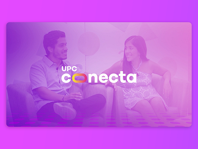 UPC Conecta TV Screens branding design illustration logo student tv tv channel tv shows vector